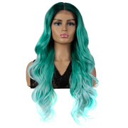 NOBLE Easy 360 Synthetic HD Lace Frontal Wigs For Women| 29 Inch Loose Wave | Light Blue Arika