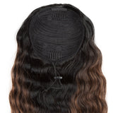 NOBLE Synthetic Ponytails Super Softer | Straight and Wavy Drawstring Ponytail |31 Inch Ponytails 2 Pieces/Pack - Noblehair