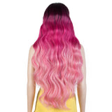 NOBLE Synthetic Lace Front Wigs | 32 Inch Long Wavy Wig Colorful Wig | Freya - Noblehair