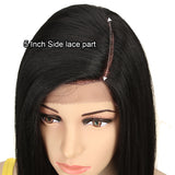NOBLE Synthetic Lace Front Wig | Straight Lace Front Wig Side Part Wig 16 Inch For Women | EMA - Noblehair