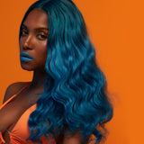 NOBLE Synthetic Lace Front Wigs | 24 Inch Super Soft Bio Hair Wig | Body Wave Colorful Wigs | QUEENA - Noblehair