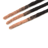 NOBLE Human Hair Dreadlock Extensions | Crochet Braiding Hair Extension | Handmade Locs Ombre Pink Color - Noblehair