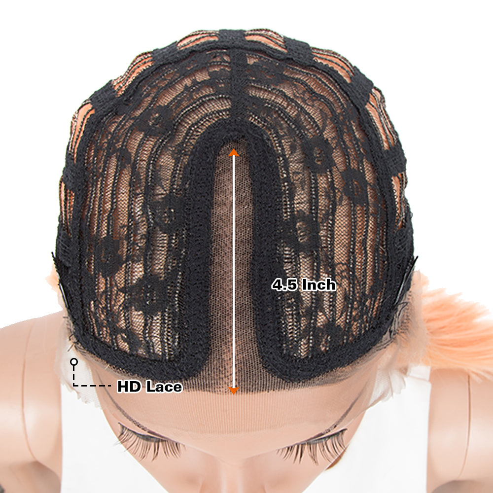 NOBLE Synthetic Lace Front BOB Wig |12.5 inch Middle Lace Part Wig | Hair Replacement Wig MOMO - Noblehair