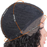 NOBLE Synthetic Lace Front Wigs | Super Soft Short Curly Wig For Women | 14 Inch BIO Hair Wigs 3 Colors - Noblehair