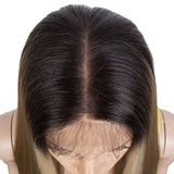 NOBLE 13*7 Synthetic Lace Frontal Wigs | 30 Inch Long Straight Lace Wig Ombre Color Wig | CHERYL - Noblehair