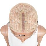 NOBLE Synthetic 4.5 Inch Middle Part Lace Front Wigs丨28 Inch long straight Cream Pink Wig| Allure - Noblehair