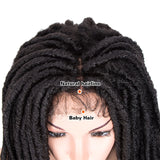 NOBLE Dread Lock | Synthetic 3*6 Lace Front Dread locs Wigs | 23 Inch Full Lace Synthetic Faux Locs Braids Wig - Noblehair