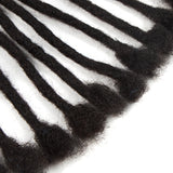 NOBLE Human Hair Dreadlock Extensions | Crochet Braiding Hair Extension | Handmade Locs Natural Black - Noblehair
