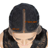 NOBLE Synthetic Lace Front BOB Wig |11 inch Middle Lace Part Wig | Natural Black Wig - Noblehair