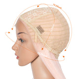 NOBLE Synthetic 4.5 Inch Middle Part Lace Front Wigs丨28 Inch long straight Cream Pink Wig| Allure - Noblehair