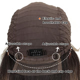 NOBLE Easy 360 Synthetic Lace Front Wig | 28 Inch Lace Frontal Long Straight | Ombre Blonde | Agatha - Noblehair