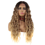 NOBLE Easy 360 Synthetic HD Lace Frontal Wig | 28 Inch Long Curly Beach Blonde Wig| Sophisticate - Noblehair