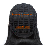 NOBLE Synthetic Lace Front BOB Wig |11 inch Middle Lace Part Wig | Natural Black Wig - Noblehair