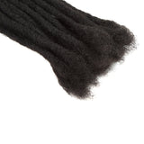 NOBLE Human Hair Dreadlock Extensions | Crochet Braiding Hair Extension | Handmade Locs Natural Black - Noblehair