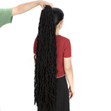 NOBLE Nu Faux Locs Crochet Hair | 36 Inch Natural Wavy Soft Crochet Dreadlocks Extensions | Faux Locs 6 Packs/lot - Noblehair