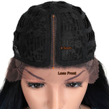 NOBLE Synthetic Lace Front Wig | 19 Inch Straight Lob | Dark Blue | ADA - Noblehair