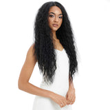 NOBLE Easy 360 Synthetic Lace Front Wig | 29 Inch Curly Wave | Natural Black | Aurora - Noblehair