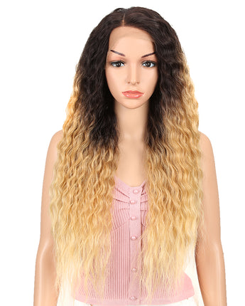 NOBLE Easy 360 Synthetic Lace Front Wig | 29 Inch Curly Wave | Ombre Color | Aurora - Noblehair