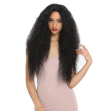 NOBLE Beyonce 13*4 Synthetic Lace Frontal Wigs | 30 Inch Curly Wave Wig丨1B by Noble - Noblehair