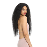 NOBLE Beyonce 13*4 Synthetic Lace Frontal Wigs | 30 Inch Curly Wave Wig丨1B by Noble - Noblehair