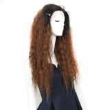 NOBLE 13*4 Synthetic Lace Frontal Wigs | 30 Inch Curly Wave Chestnut Brown Wig | Beyonce - Noblehair
