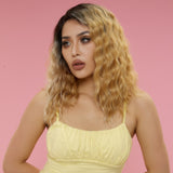 14 Inch Short Wavy Wig Side Part Wig 7 Colors Available | CANDICE