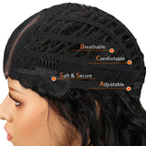 NOBLE Human Hair Lace Wig | 14 Inch Curly Lob | Ombre Color | Christy - Noblehair