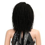 NOBLE Synthetic Afro Wigs For Black Women | 13 Inch Dreadlocks  Black Wig | Diana - Noblehair