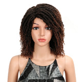NOBLE Synthetic Afro Wigs For Black Women | 13 Inch Dreadlocks Ombre Blonde Wig | Diana - Noblehair