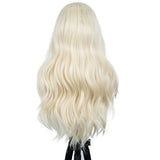Designer Pick 26 Inch Long 13*4 Lace Part Playboy Blonde Color Synthetic Wig