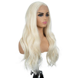 Designer Pick 26 Inch Long 13*4 Lace Part Playboy Blonde Color Synthetic Wig