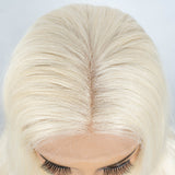 Designer Pick 26 Inch Long 13*4 Lace Part Playboy Blonde Color Synthetic Wig