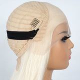 Designer Pick 26 Inch Long 13*4 Lace Part Playboy Blonde Color Synthetic Wig