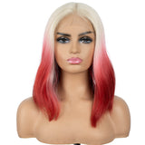 Designer Pick 13.5 Inch Long 5 Inch Lace Part Ombre Color Synthetic Wig