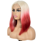 Designer Pick 13.5 Inch Long 5 Inch Lace Part Ombre Color Synthetic Wig