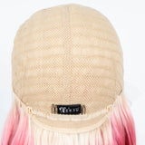 Designer Pick 13.5 Inch Long 5 Inch Lace Part Ombre Color Synthetic Wig