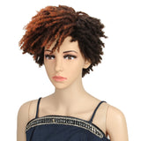 NOBLE Synthetic Afro Braided Wigs DreadLoc Wigs For Black Women | 9.5 Inch Short Dreadlocks | RJO - Noblehair