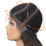 NOBLE Easy 360 Synthetic Lace Front Wigs | 31 inch Long Water Wave Wig| E+U Lace Part Chesnut Wig EDGRA - Noblehair