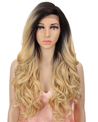 NOBLE Synthetic Lace Front Wig | 22 Inch Tousled Wave | Honey Blonde | H Helen - Noblehair