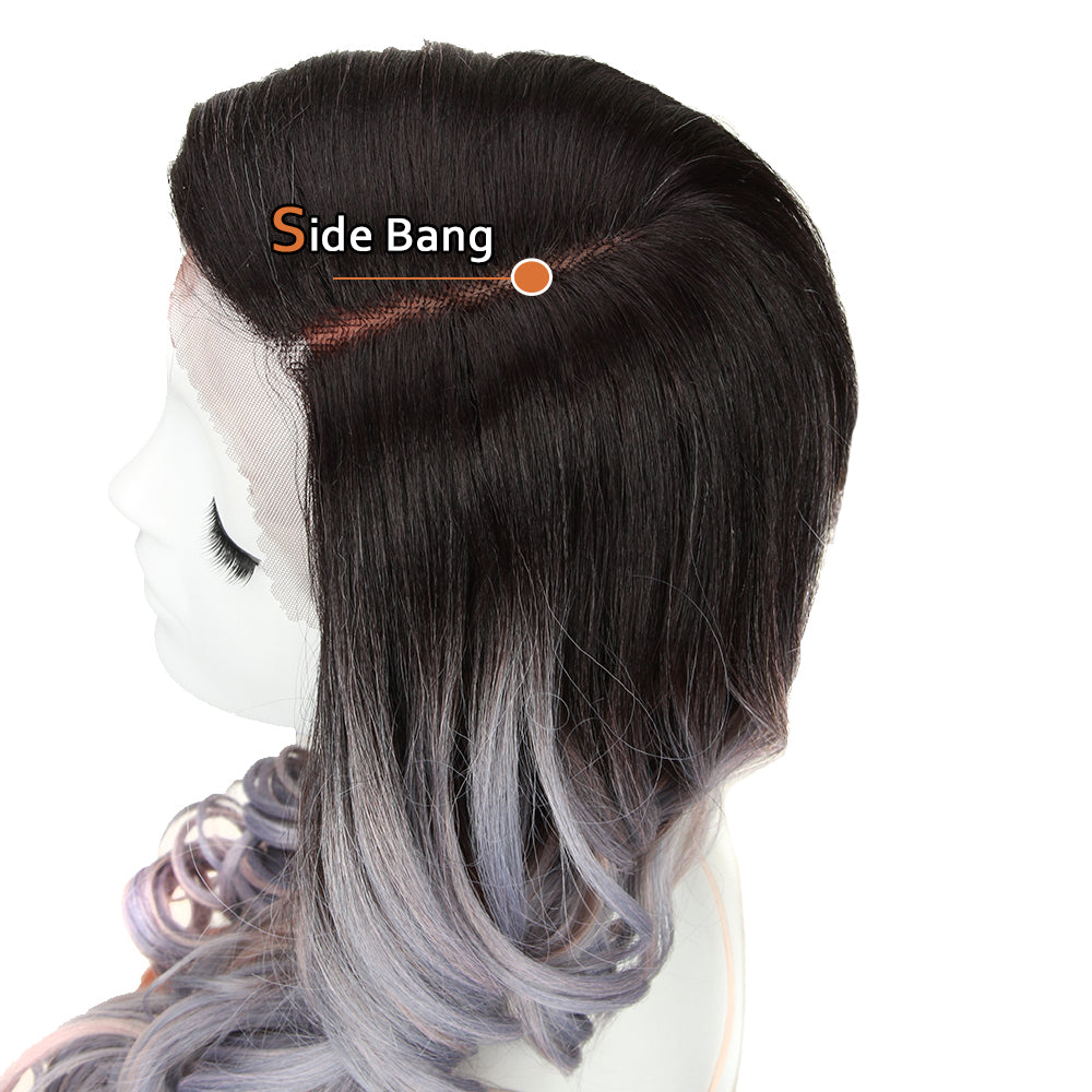 NOBLE Synthetic Lace Front Wig | 22 Inch Tousled Wave | Granny Grey | H Helen - Noblehair
