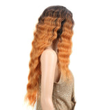 NOBLE Enya Synthetic Side Part Lace Front Wigs For Women丨28 Inch Body Wave Ombre Godlen Wig - Noblehair