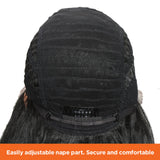 NOBLE MEG Synthetic Lace Front Wigs for Women丨28 Inch Long Loose Wave Wig丨1B - Noblehair