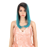 NOBLE Natalie Synthetic Lace Wig （Part Lace）14 Inch丨TT4/AQUA - Noblehair