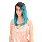 NOBLE Natalie Synthetic Lace Wig （Part Lace）14 Inch丨TT4/AQUA - Noblehair