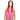 NOBLE Nicole Synthetic 5" Side Part Lace Front Wigs丨31 Inch long straight Ombre Hot Pink Wig - Noblehair