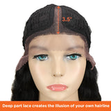 NOBLE S.Gianna Synthetic Lace Wig （Part Lace）25 Inch丨1B - Noblehair