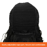 NOBLE S.Kelly Synthetic Lace Wig （Part Lace）25 Inch丨1B - Noblehair