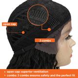 NOBLE S.Kelly Synthetic Lace Wig （Part Lace）25 Inch丨1B - Noblehair