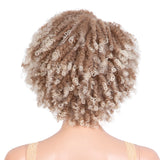 Clearance Sale 9.5 Inch Short Colorful Afro Braided Dreadlocks blonde braids Wig