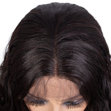 Designer Pick 16 Inch Long 5 Inch Side Part Lace Front Natural Color Synthetic Wig
